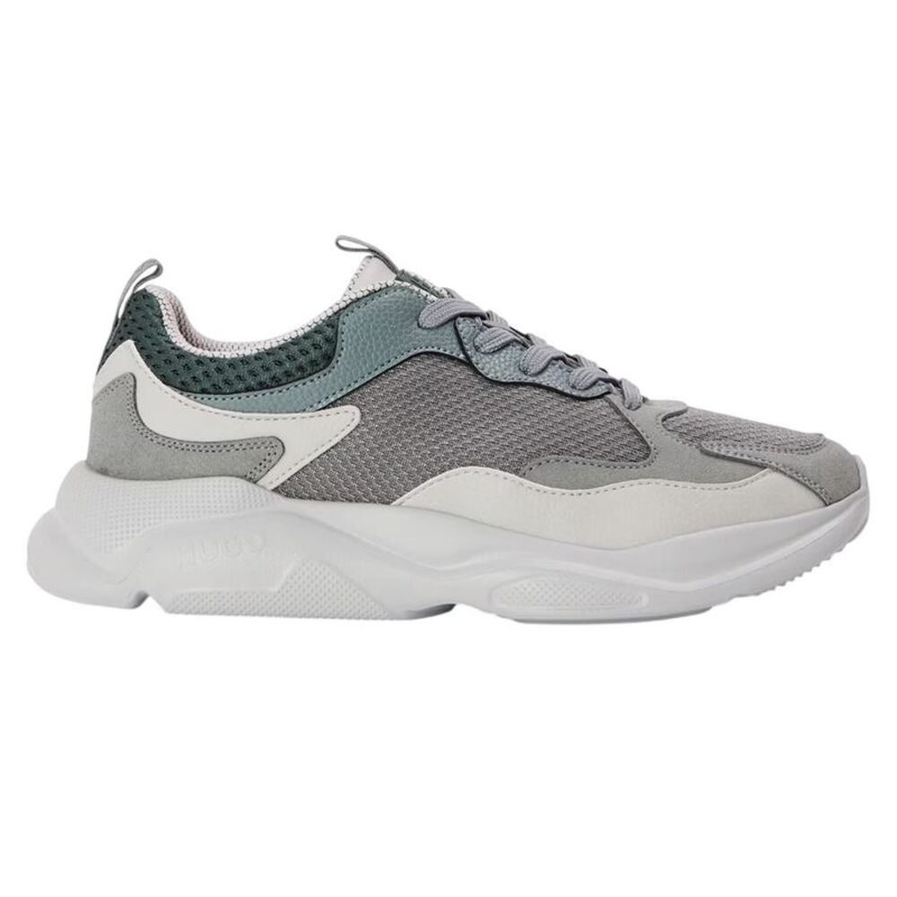 Hugo Mens Leon Mesh Sneakers / Dark Grey